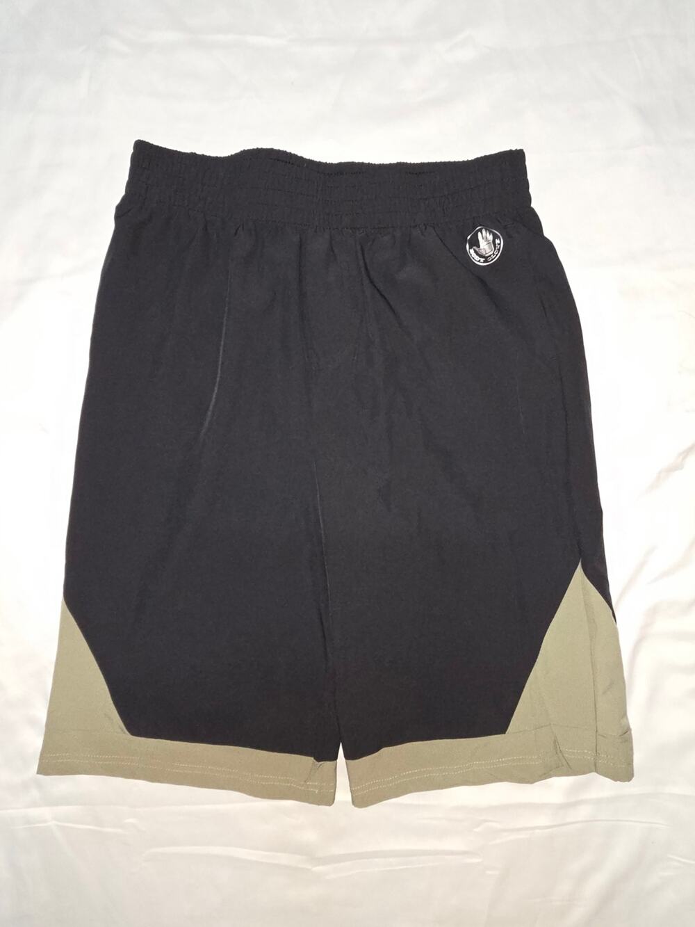 Body Glove Black Athletic Shorts with Olive Accents